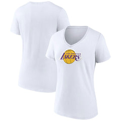 NBA Los Angeles Lakers Women's Logo V-Neck T-Shirt
