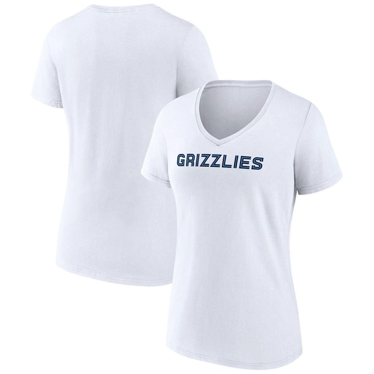 NBA Memphis Grizzlies Women's Wordmark V-Neck T-Shirt