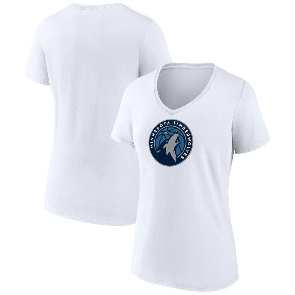 NBA Minnesota Timberwolves Women's Logo V-Neck T-Shirt