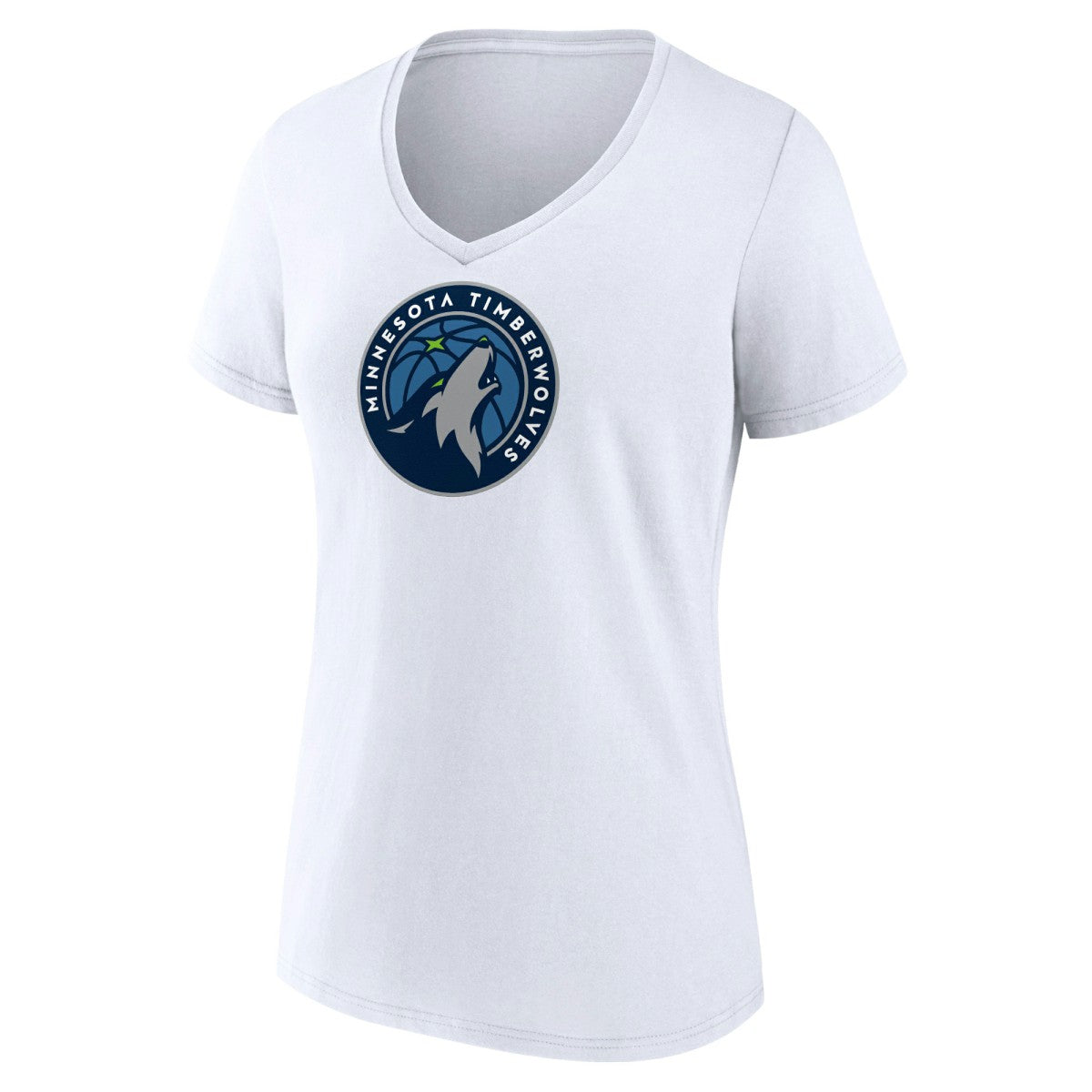 NBA Minnesota Timberwolves Women's Logo V-Neck T-Shirt