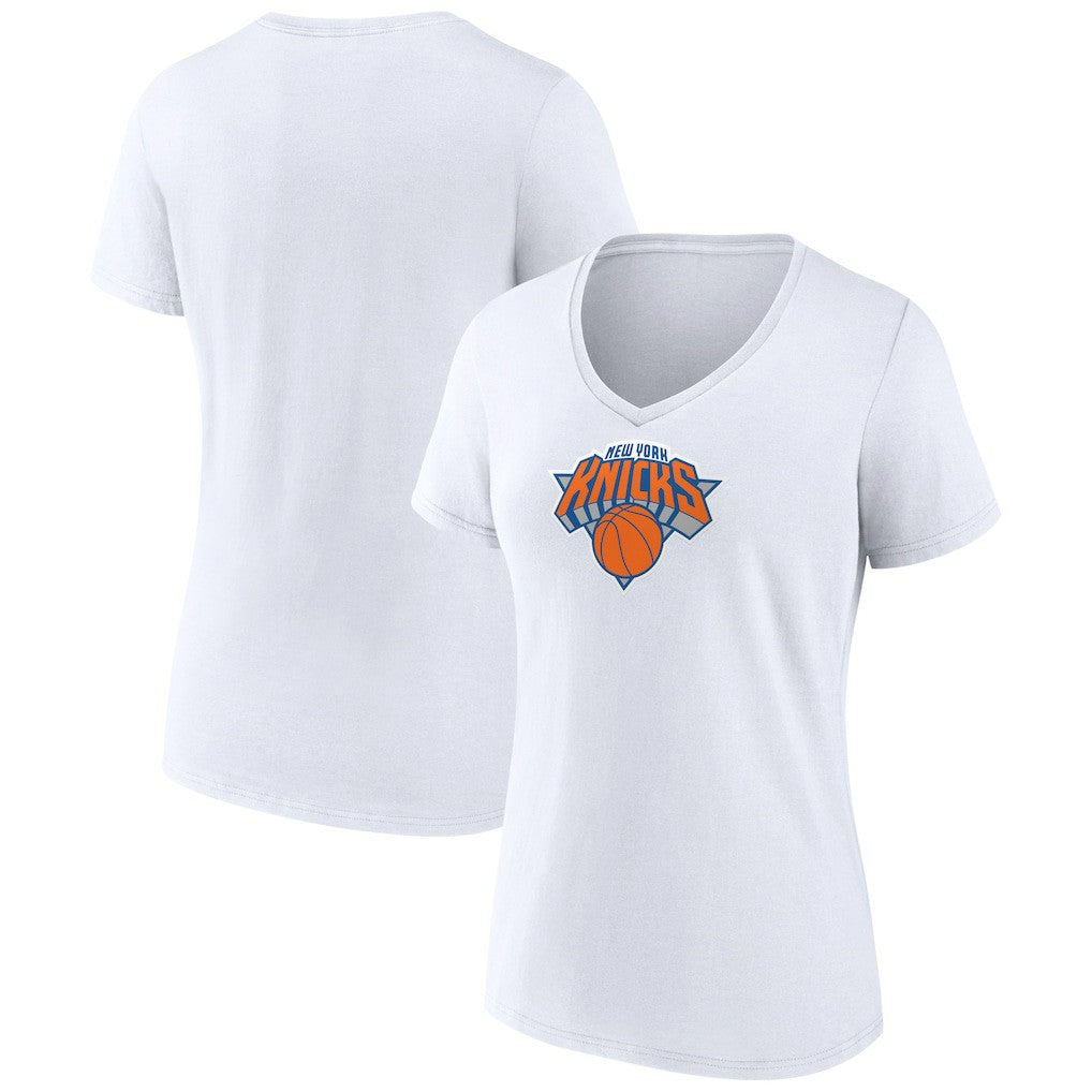 NBA New York Knicks Women's Logo V-Neck T-Shirt