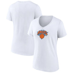 NBA New York Knicks Women's Logo V-Neck T-Shirt