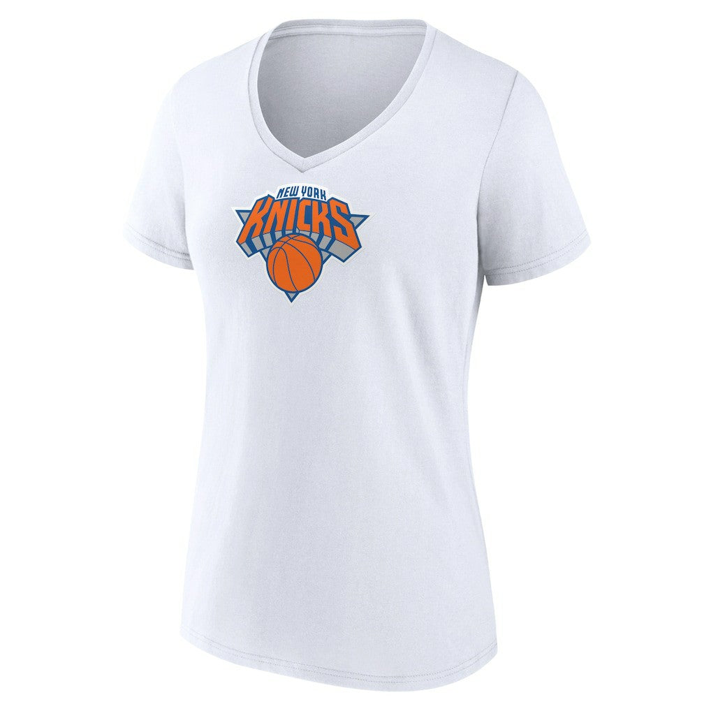 NBA New York Knicks Women's Logo V-Neck T-Shirt
