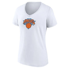 NBA New York Knicks Women's Logo V-Neck T-Shirt