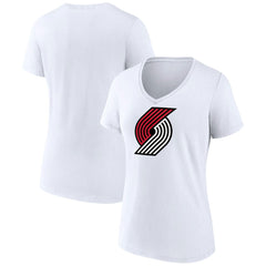 NBA Portland Trail Blazers Women's Logo V-Neck T-Shirt