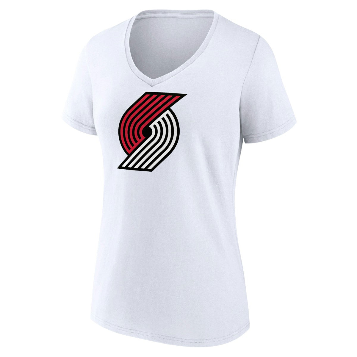 NBA Portland Trail Blazers Women's Logo V-Neck T-Shirt