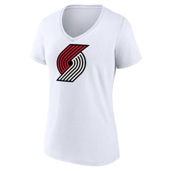 NBA Portland Trail Blazers Women's Logo V-Neck T-Shirt