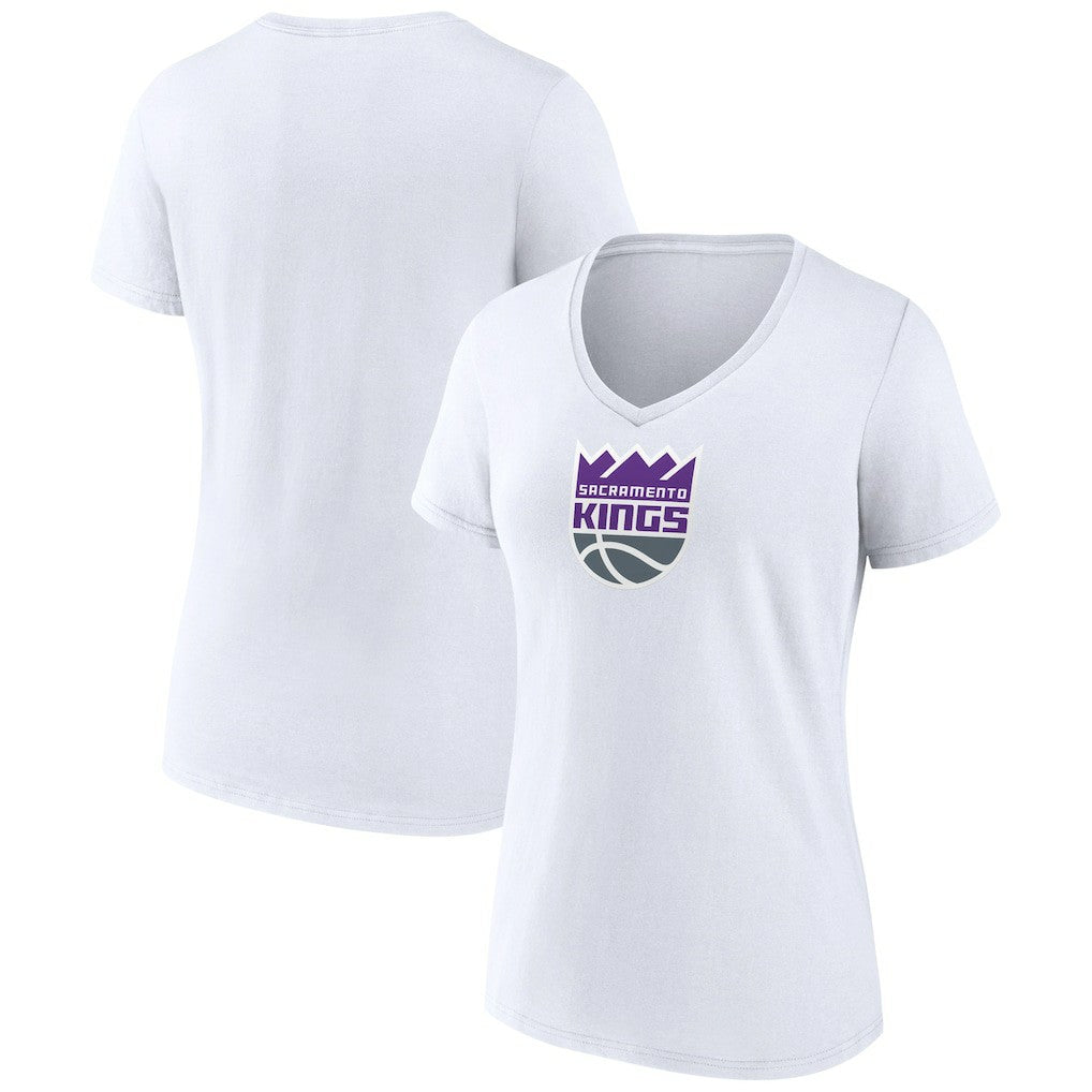 NBA Sacramento Kings Women's Logo V-Neck T-Shirt sale