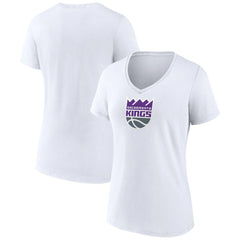 NBA Sacramento Kings Women's Logo V-Neck T-Shirt sale
