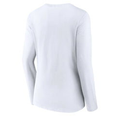 NBA Brooklyn Nets Women's Logo Long Sleeve V-Neck T-Shirt