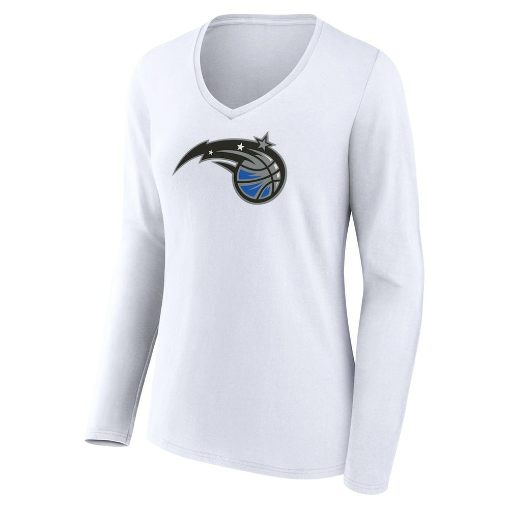 NBA Orlando Magic Women's Logo Long Sleeve V-Neck T-Shirt