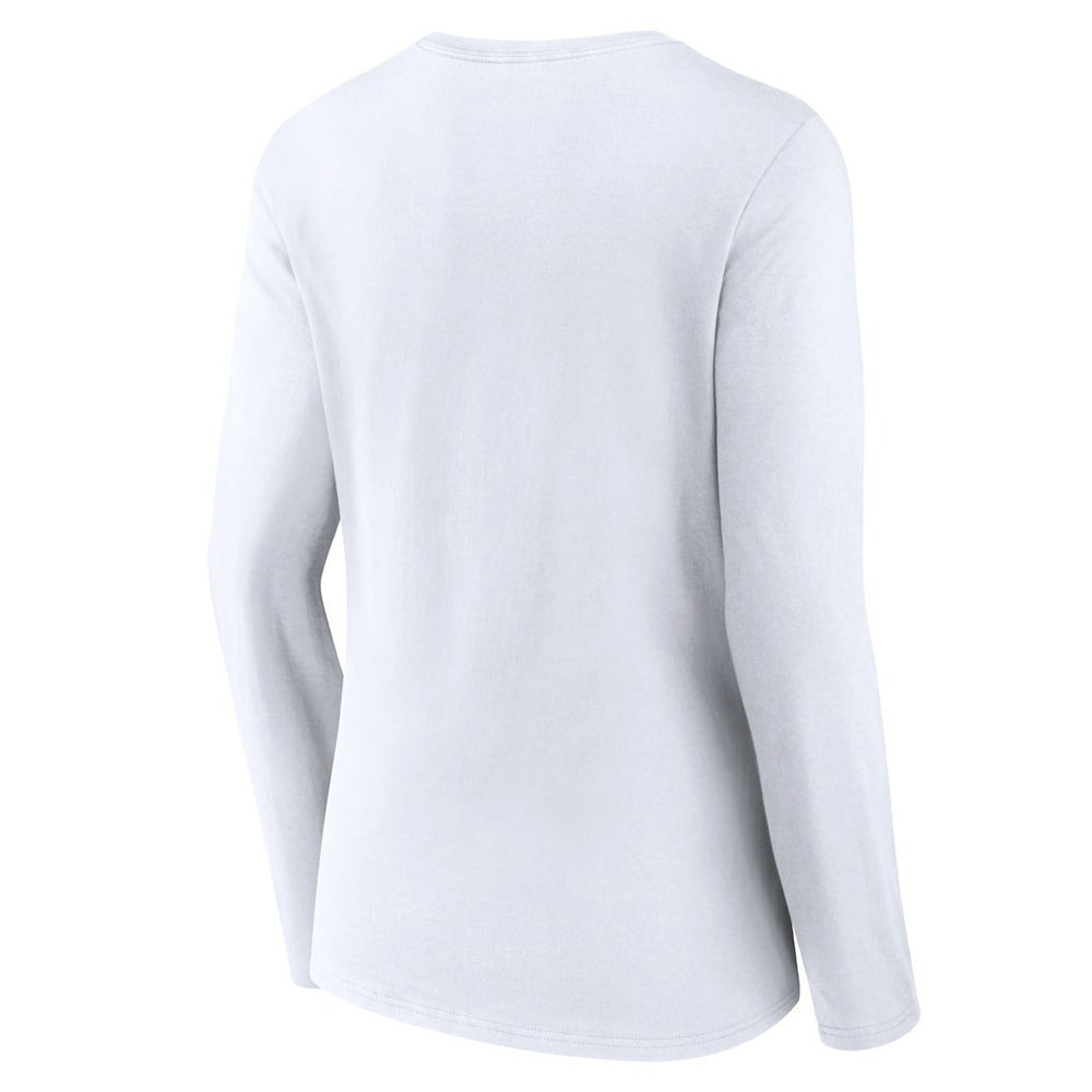 NBA Philadelphia 76ers Women's Logo Long Sleeve V-Neck T-Shirt