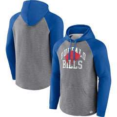 Favorite Arch Raglan Pullover Hoodie - Buffalo Bills