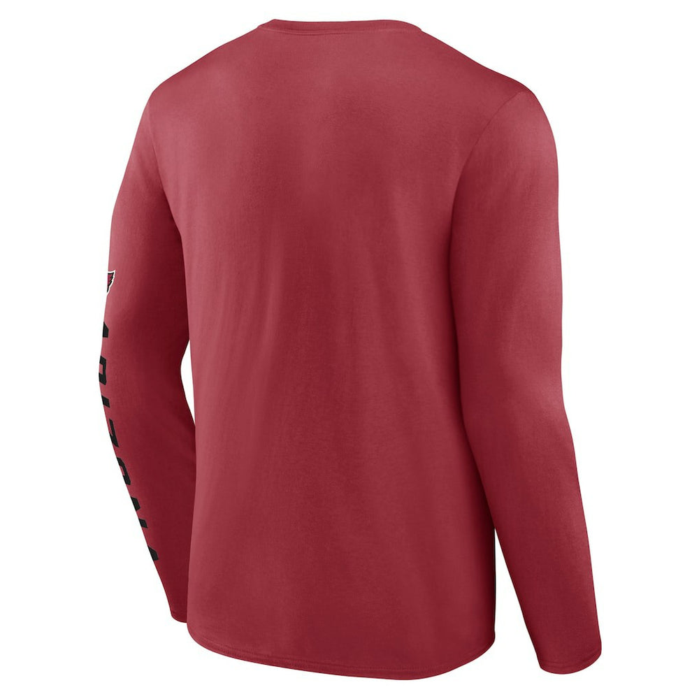 Helmet Platform Long Sleeve T-Shirt - Arizona Cardinals