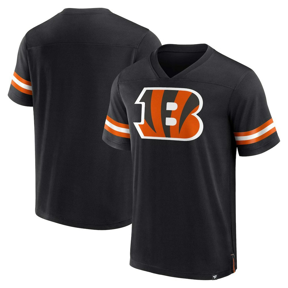 Jersey Tackle V-Neck T-Shirt - Cincinnati Bengals