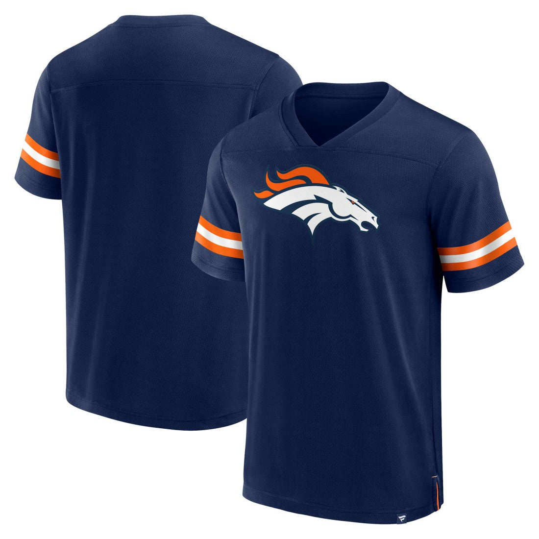 Jersey Tackle V-Neck T-Shirt - Denver Broncos