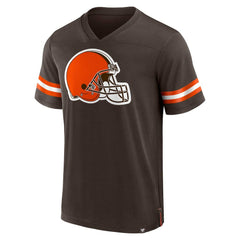 Jersey Tackle V-Neck T-Shirt - Cleveland Browns