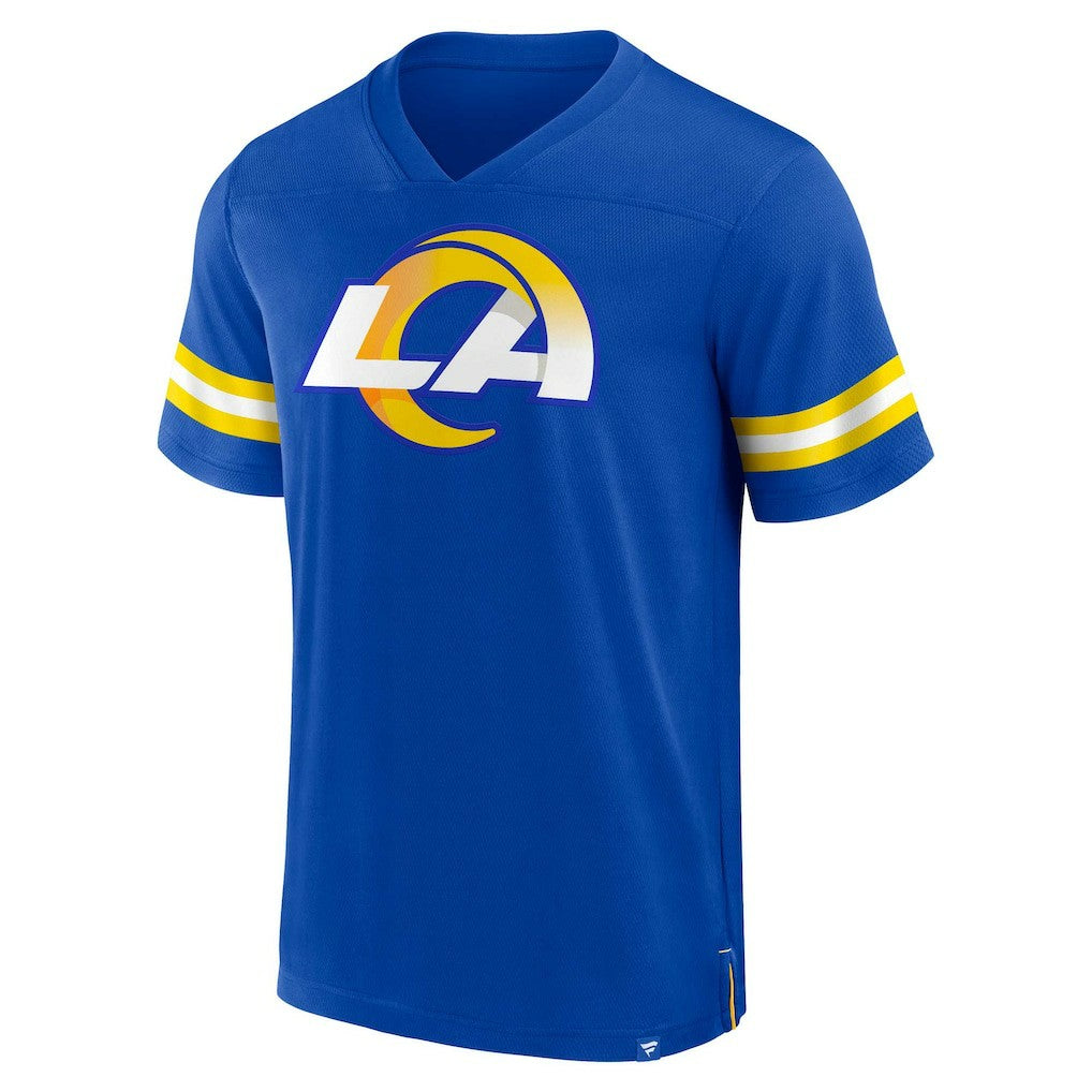 Jersey Tackle V-Neck T-Shirt - Los Angeles Rams