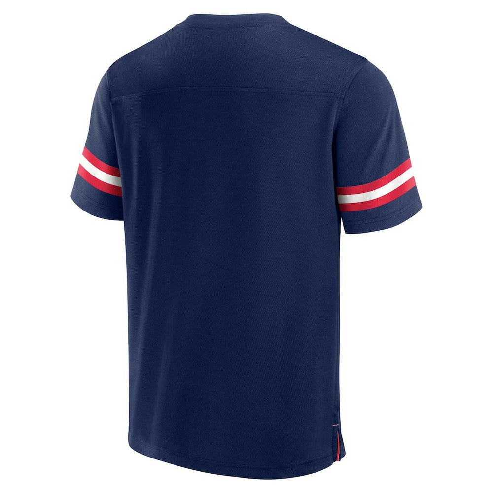 Jersey Tackle V-Neck T-Shirt - New England Patriots
