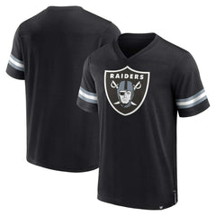 Jersey Tackle V-Neck T-Shirt - Las Vegas Raiders