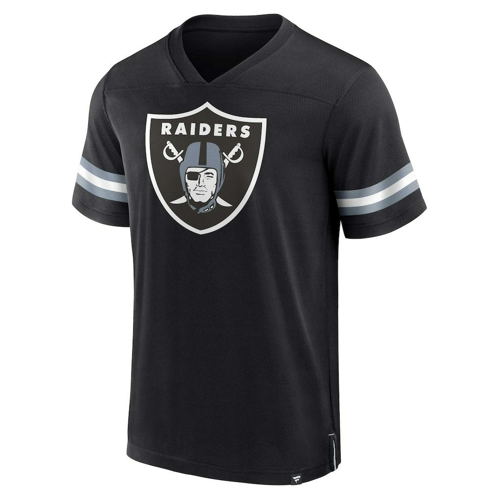 Jersey Tackle V-Neck T-Shirt - Las Vegas Raiders
