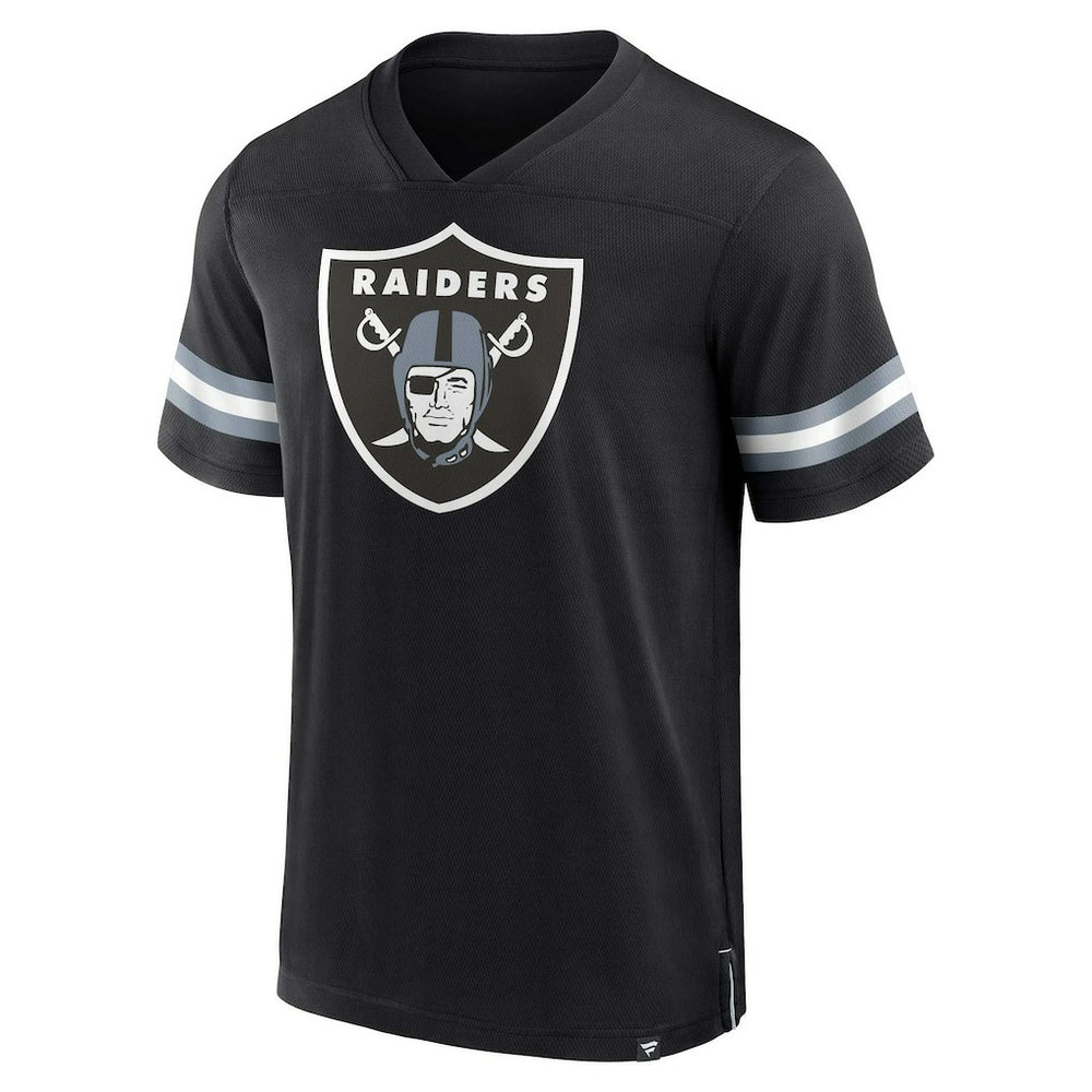 Jersey Tackle V-Neck T-Shirt - Las Vegas Raiders