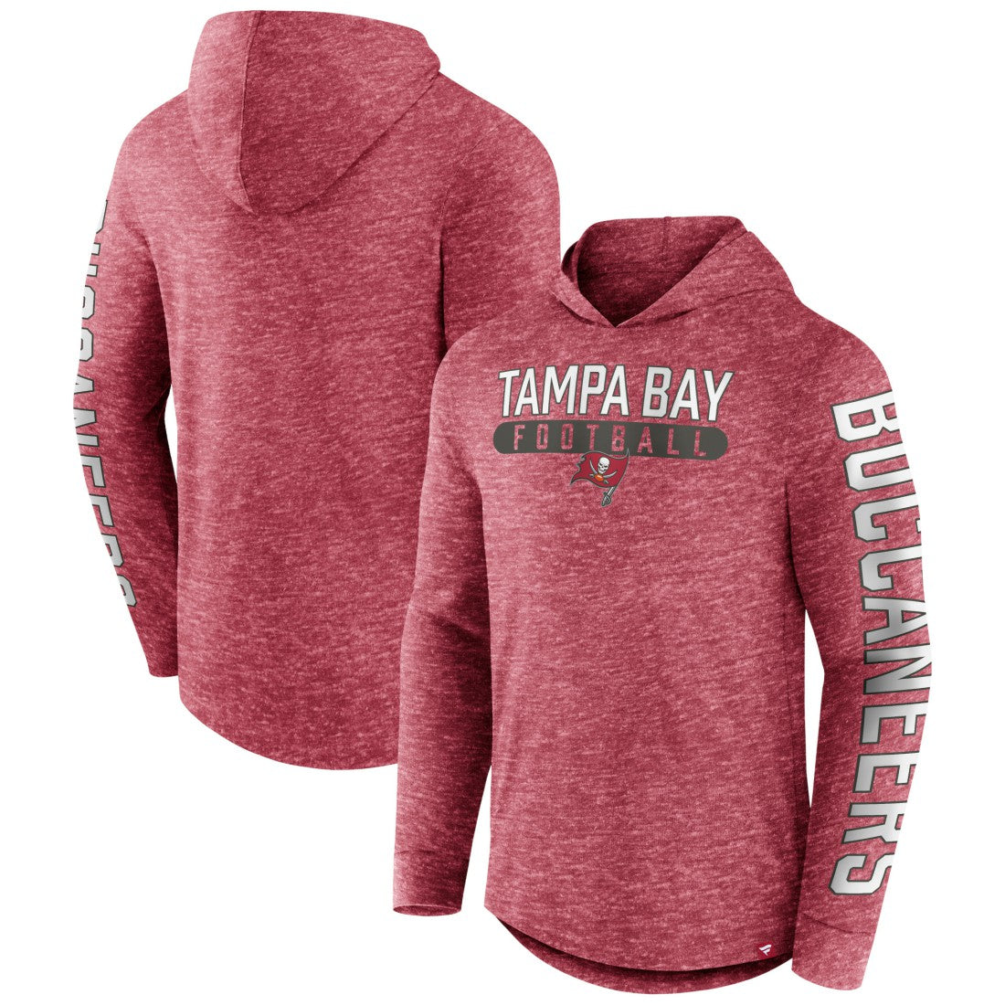 Pill Stack Long Sleeve Hoodie T-Shirt - Tampa Bay Buccaneers