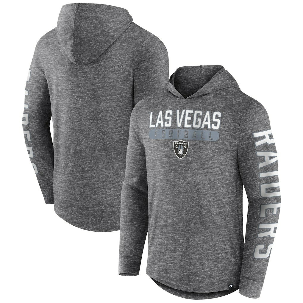 Pill Stack Long Sleeve Hoodie T-Shirt - Las Vegas Raiders