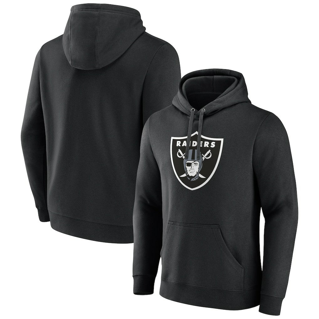 Primary Logo Fleece Pullover Hoodie - Las Vegas Raiders