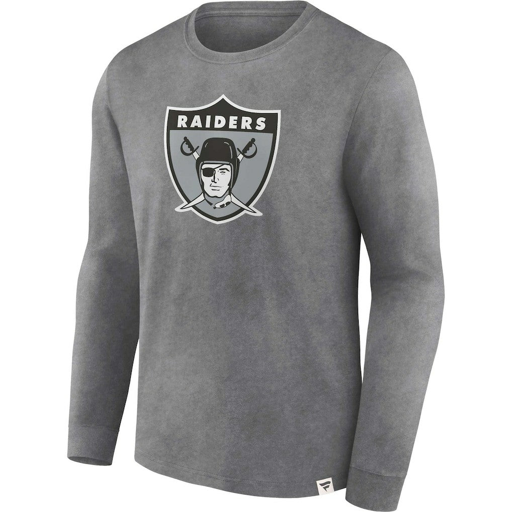 Washed Primary Long Sleeve T-Shirt - Las Vegas Raiders