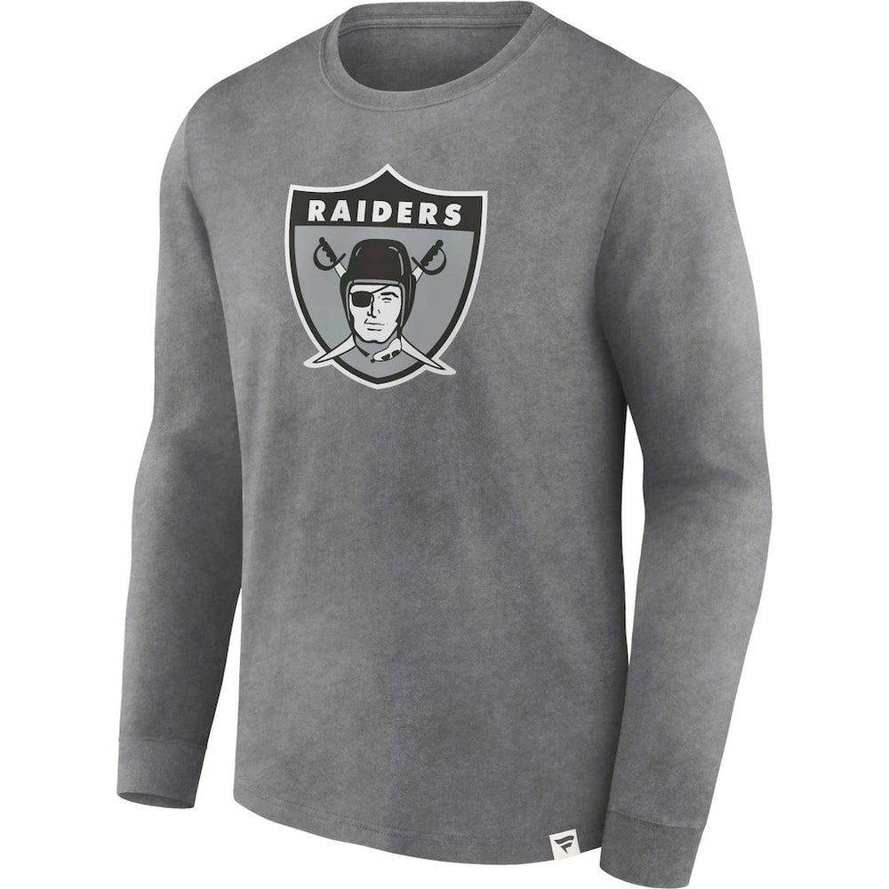 Washed Primary Long Sleeve T-Shirt - Las Vegas Raiders