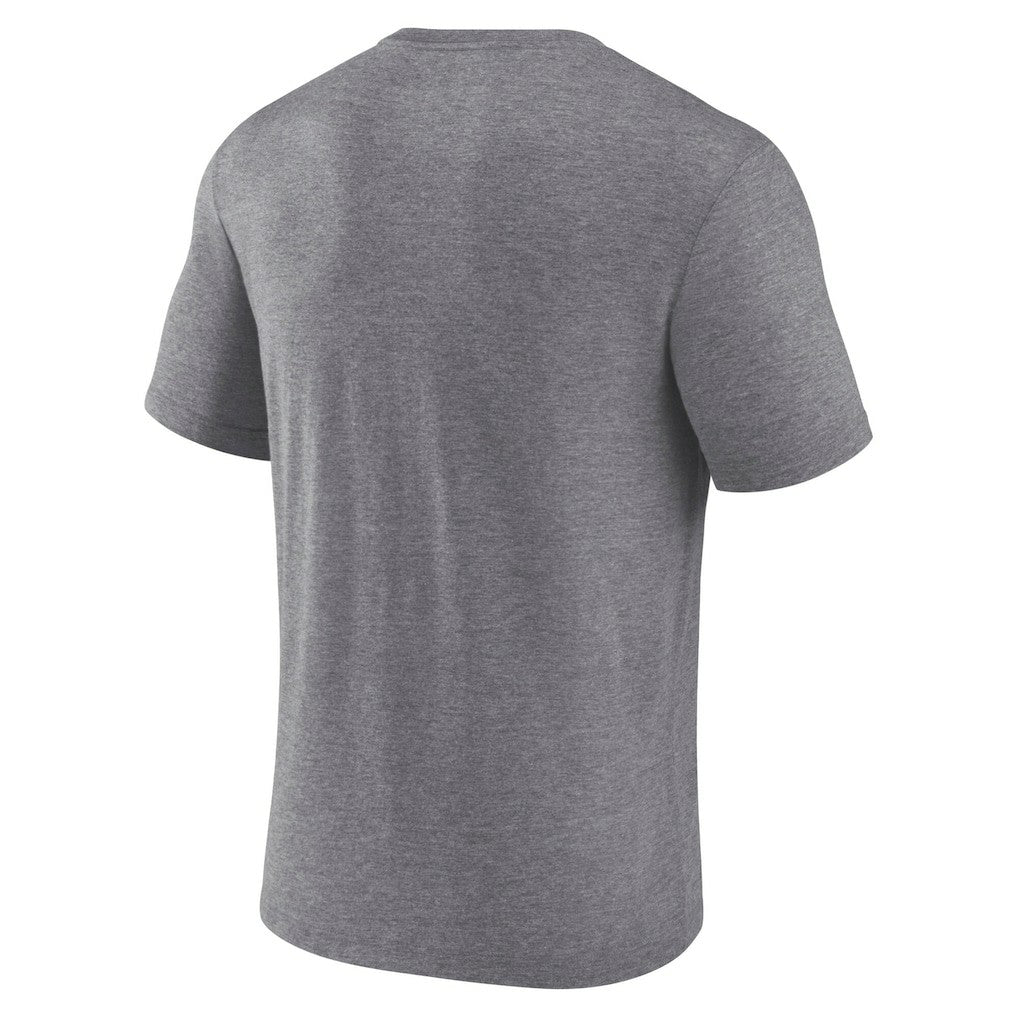 Warped Block Tri-Blend T-Shirt - Las Vegas Raiders