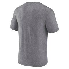 Warped Block Tri-Blend T-Shirt - Las Vegas Raiders