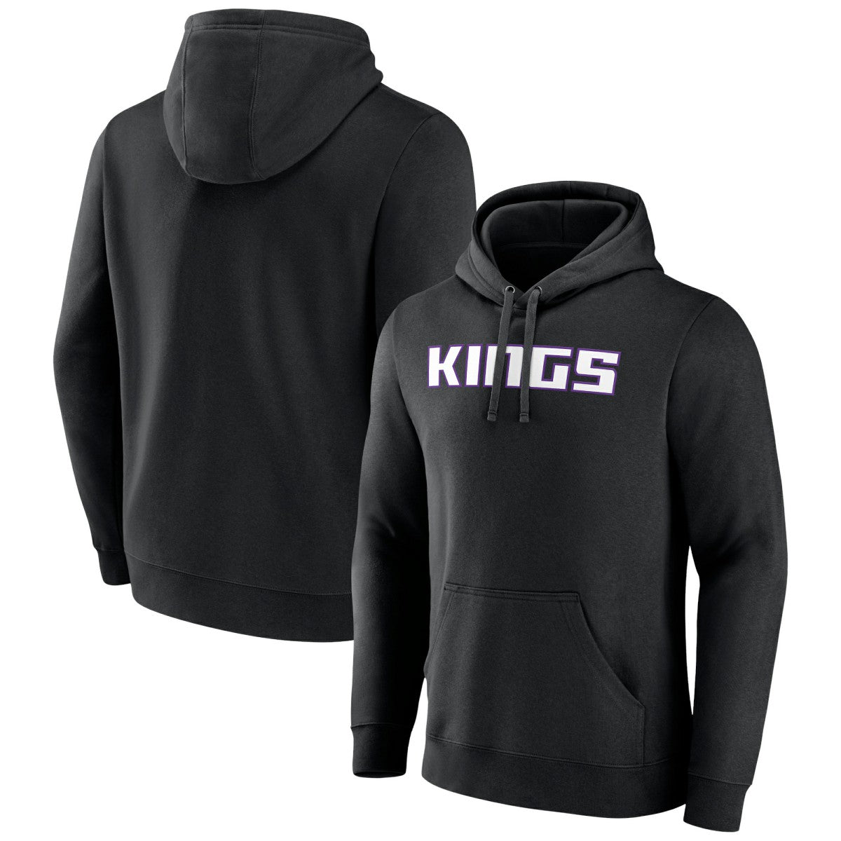 NBA Sacramento Kings Wordmark Team Logo Pullover Hoodie