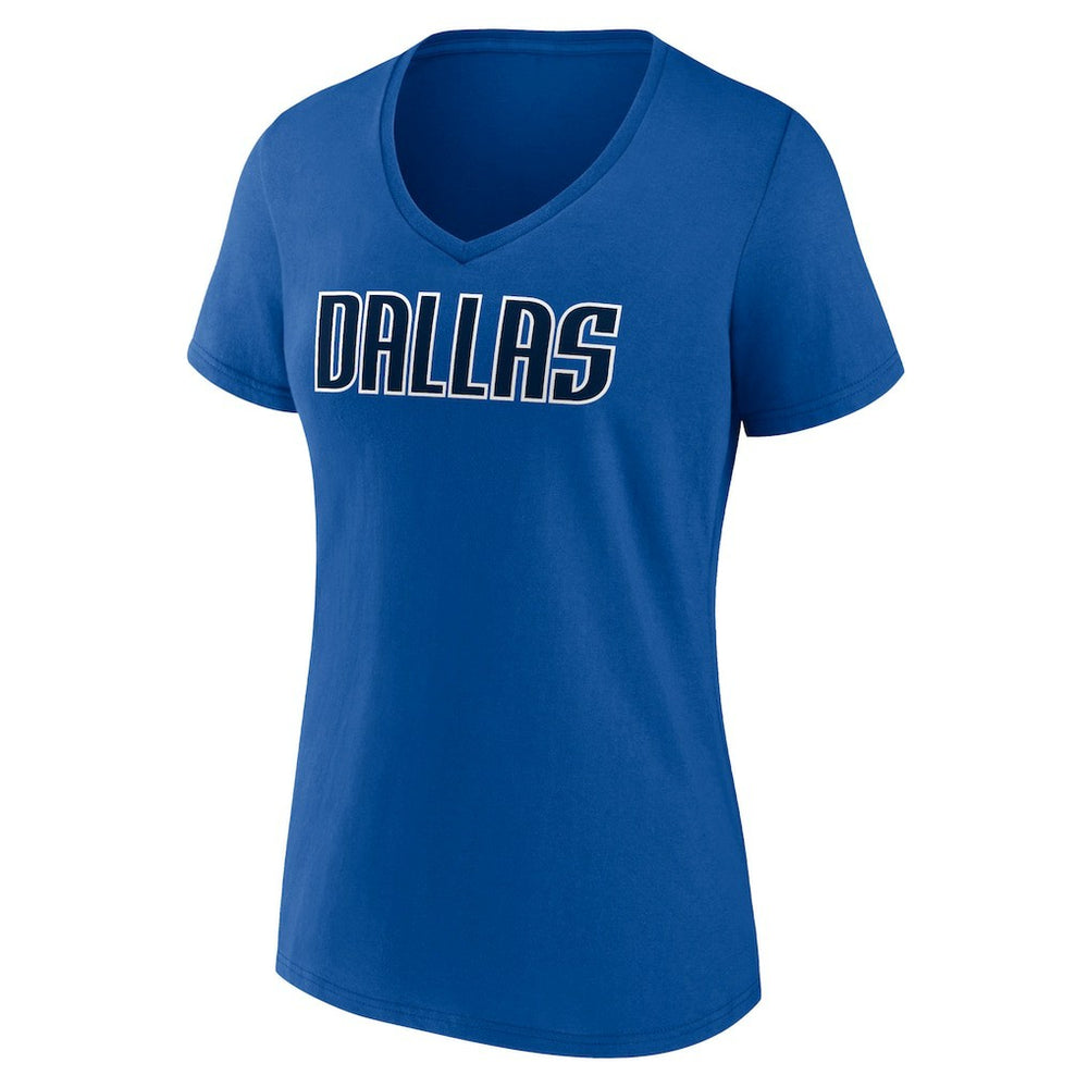 NBA Dallas Mavericks Women's Wordmark V-Neck T-Shirt sale