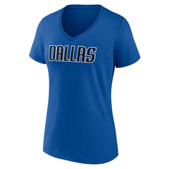 NBA Dallas Mavericks Women's Wordmark V-Neck T-Shirt sale