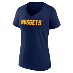 NBA Denver Nuggets Women's Wordmark V-Neck T-Shirt sale