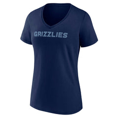 NBA Memphis Grizzlies Women's Wordmark V-Neck T-Shirt
