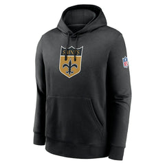 2023 Sideline Club Alternate Tri-Blend Pullover Hoodie - New Orleans Saints