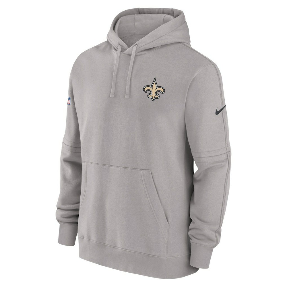 Sideline Club Fleece Pullover Hoodie - New Orleans Saints