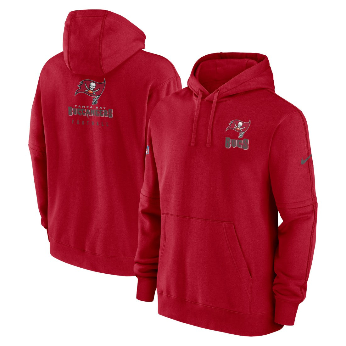 Sideline Club Fleece Pullover Hoodie - Tampa Bay Buccaneers