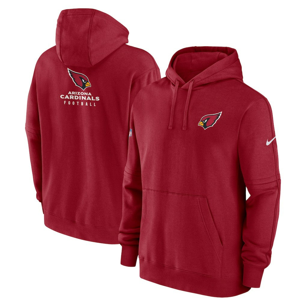 Sideline Club Fleece Pullover Hoodie - Arizona Cardinals