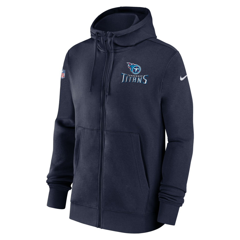 2023/24 Sideline Club Full-Zip Hoodie - Tennessee Titans