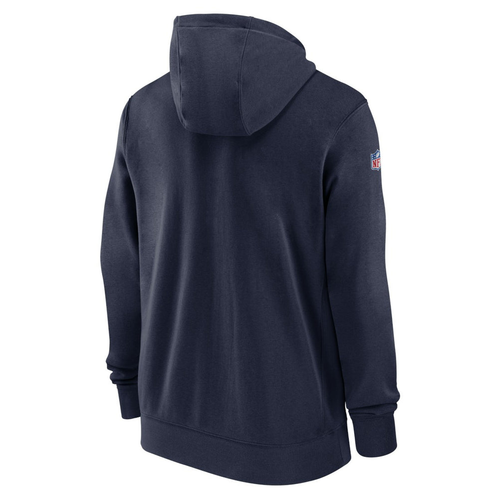 2023/24 Sideline Club Full-Zip Hoodie - Tennessee Titans