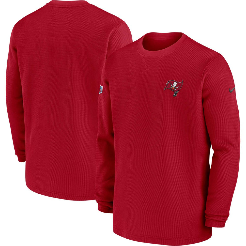 2023 Sideline Throwback Heavy Brushed Waffle Long Sleeve Top - Tampa Bay Buccaneers