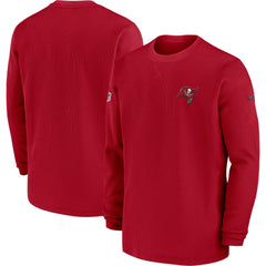 2023 Sideline Throwback Heavy Brushed Waffle Long Sleeve Top - Tampa Bay Buccaneers