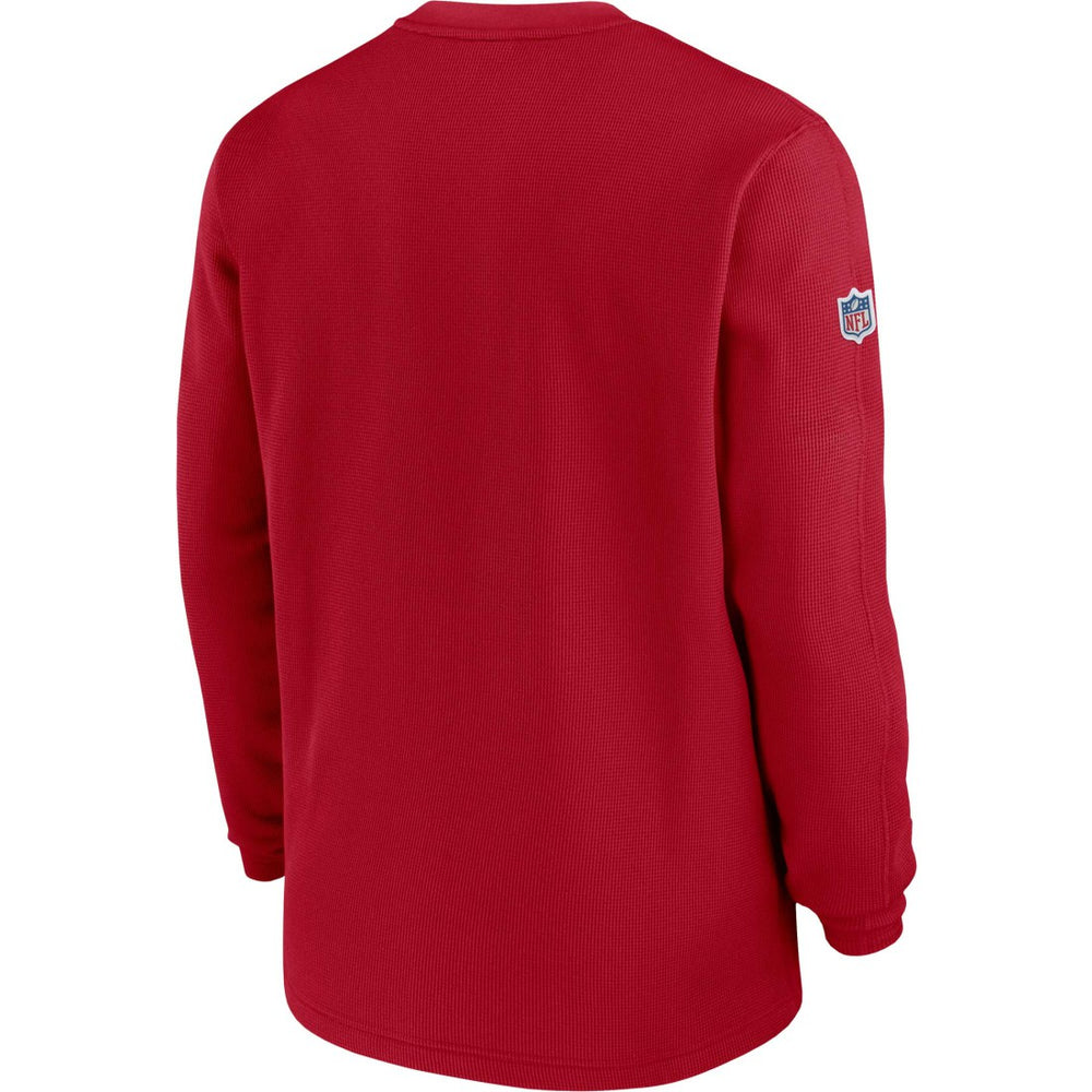 2023 Sideline Throwback Heavy Brushed Waffle Long Sleeve Top - Tampa Bay Buccaneers