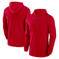 Sideline Performance Long Sleeve Hoodie T-Shirt - Tampa Bay Buccaneers