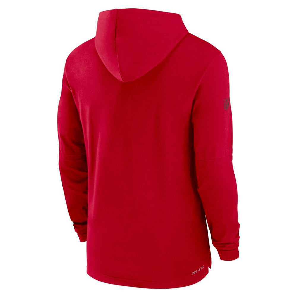 Sideline Performance Long Sleeve Hoodie T-Shirt - Tampa Bay Buccaneers