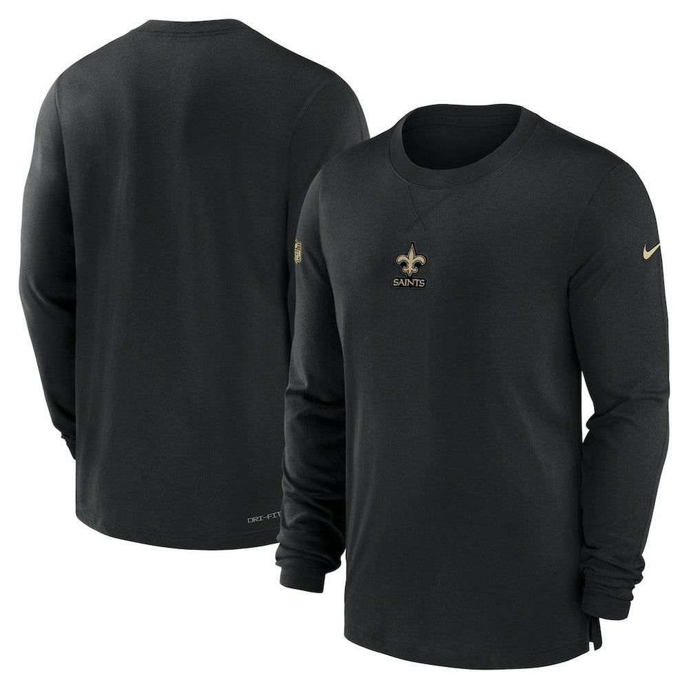 2023 Sideline Performance Long Sleeve T-Shirt - New Orleans Saints